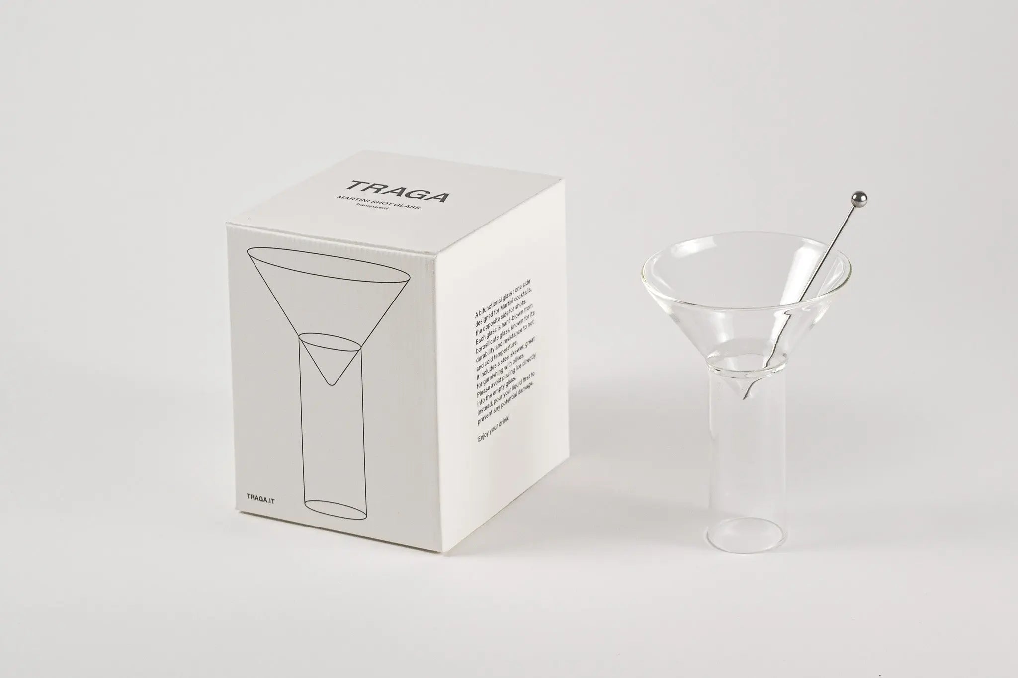 Martini Shot Glass - Transparent TRAGA