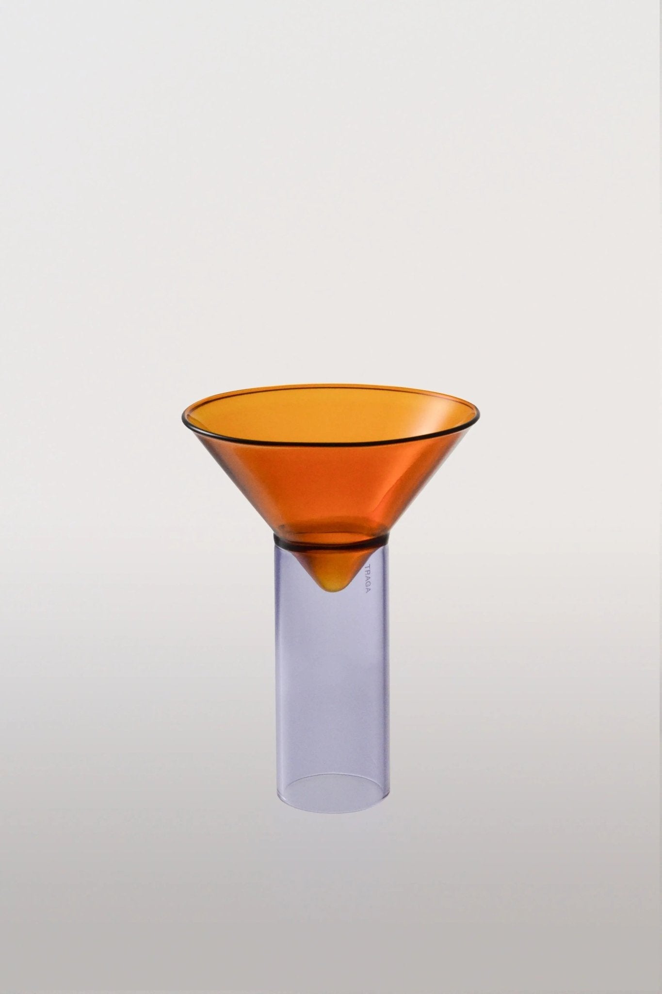 Martini Shot Glass - Amber & Lilac - TRAGA