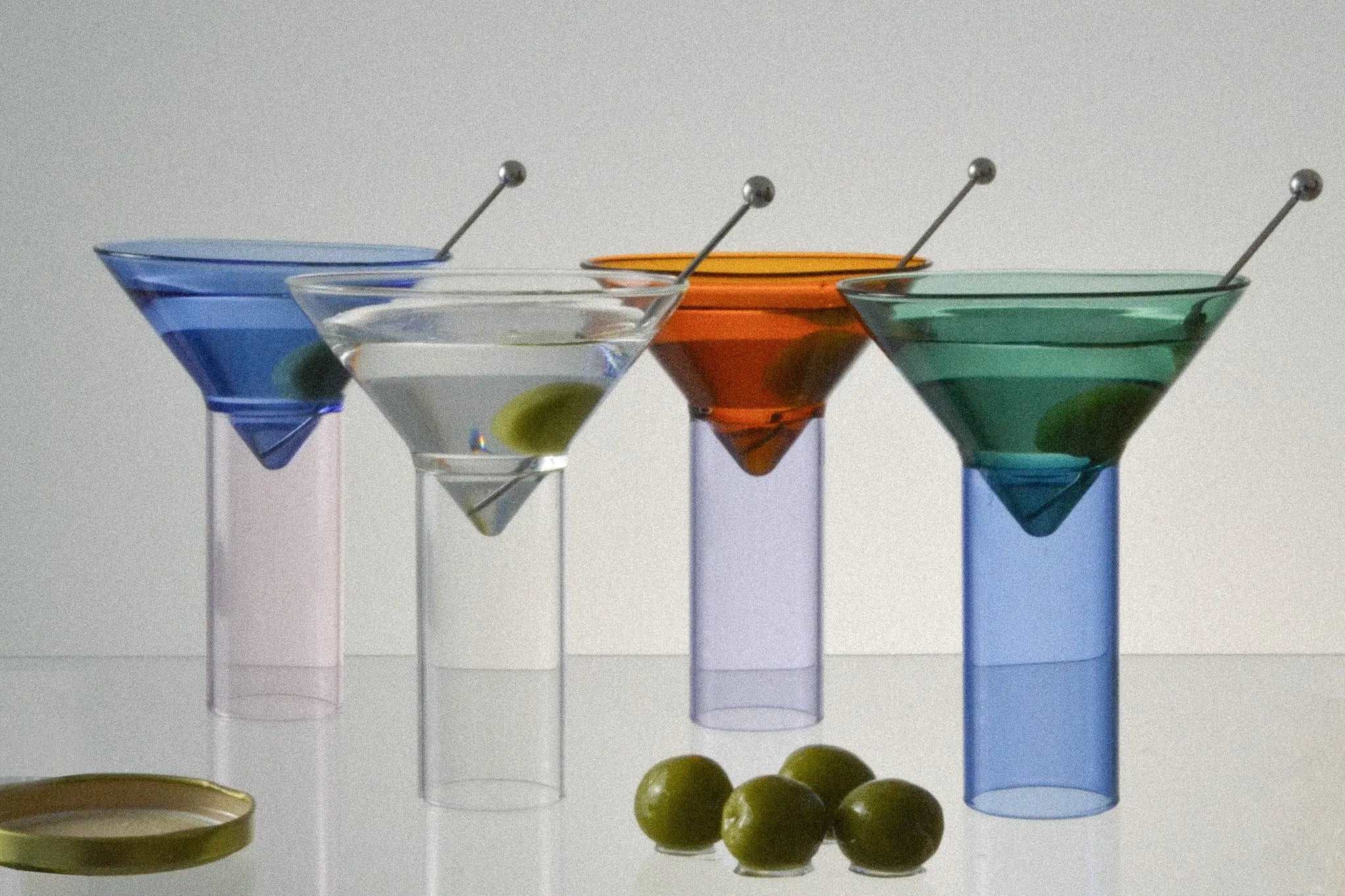 Martini Shot Glass x 4 - Bundle All Colorways - TRAGA