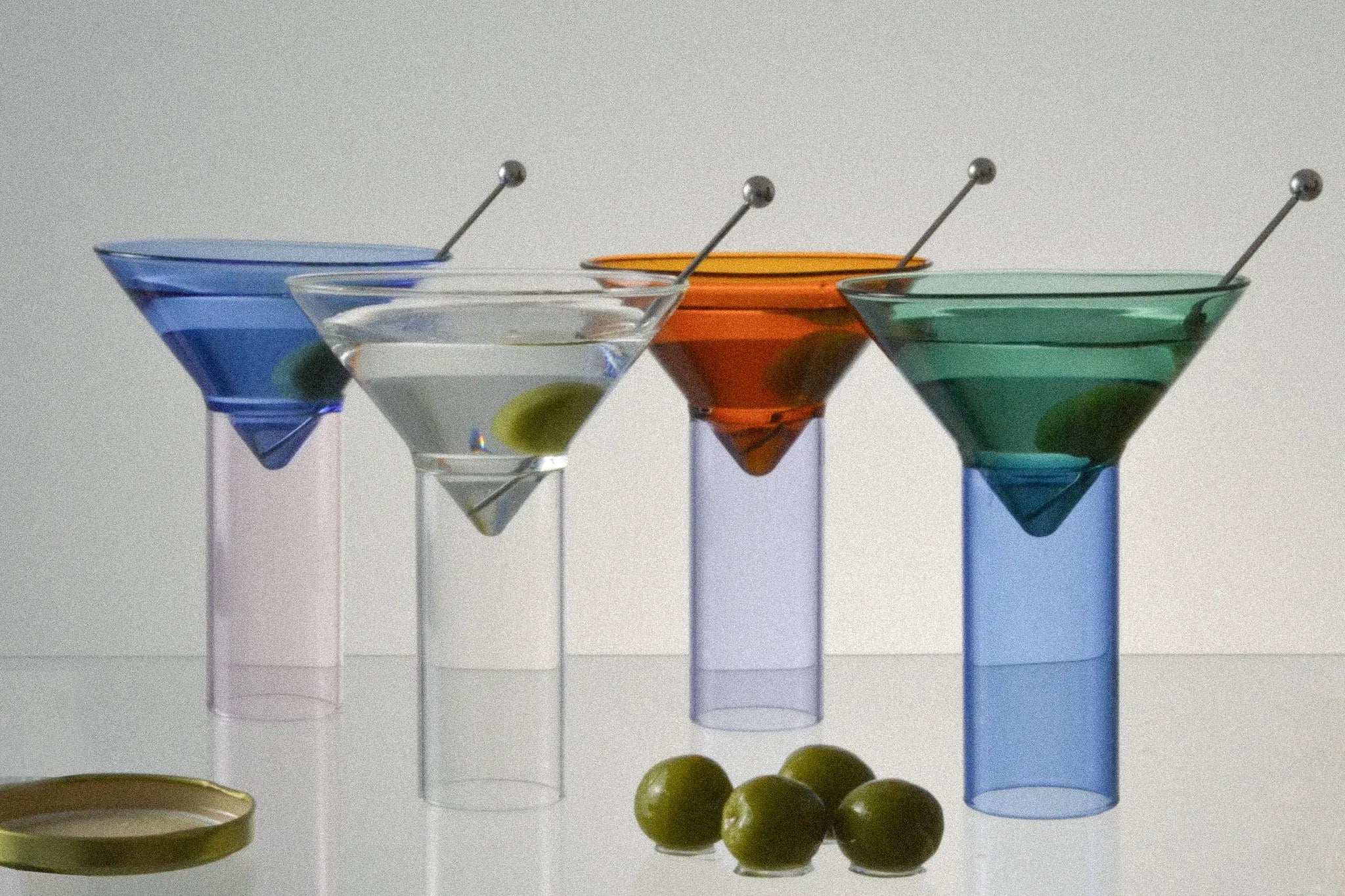 Martini Shot Glass Bundle x 4 - All Colorways TRAGA