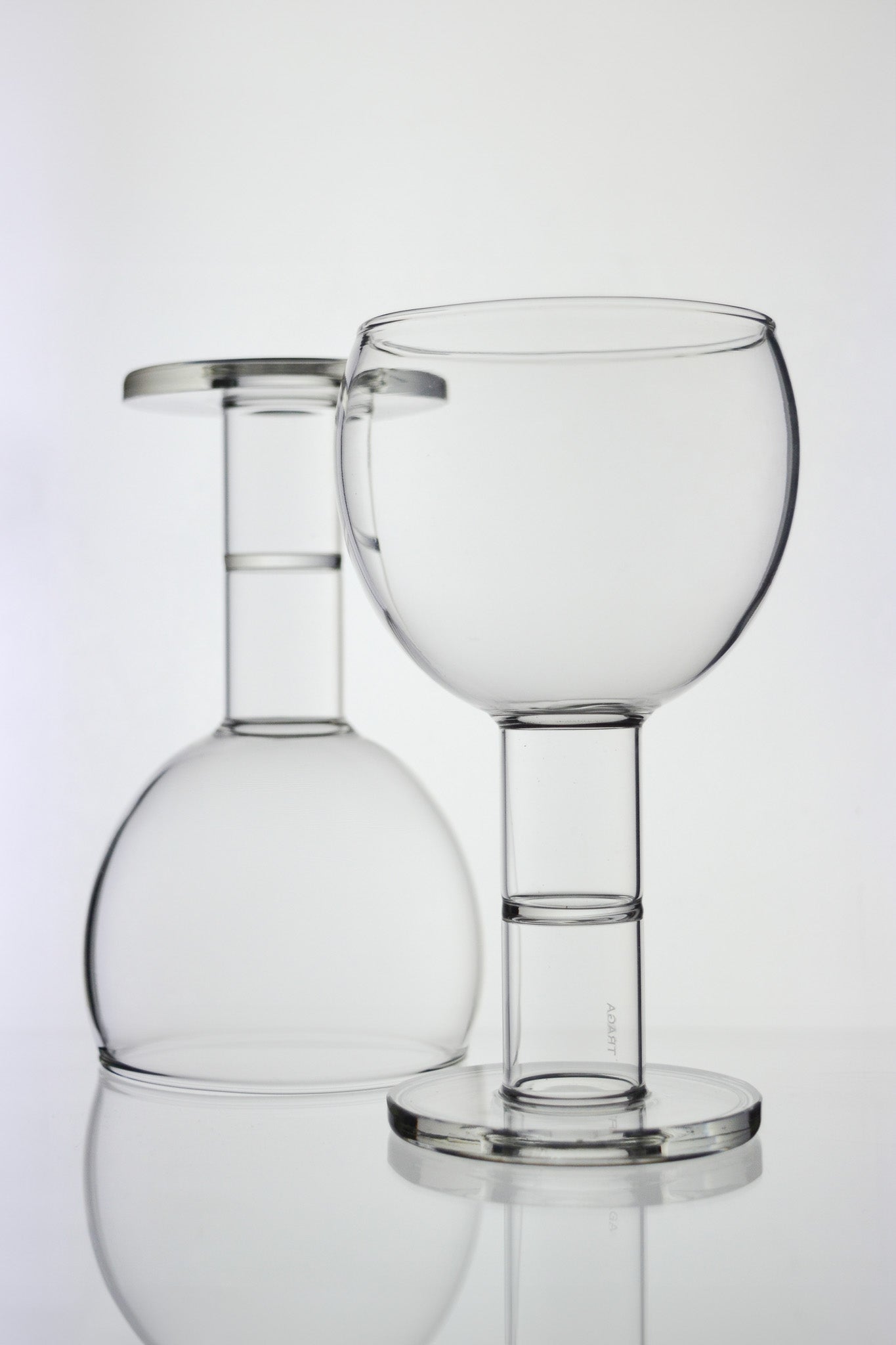 Wine Candle Glasses - Clear - TRAGA