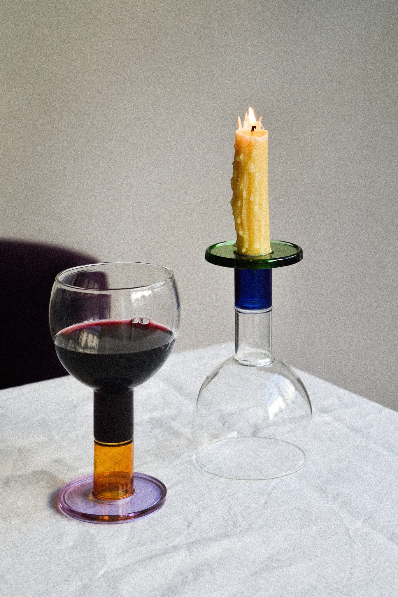 Wine Candle Glasses - Eclipse - TRAGA